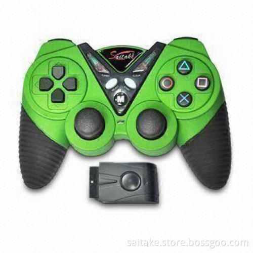 P/S2 Wireless Dual Shock Gamepad with Two Analog Sticks and 8-way Directional and 12 Fire Buttons